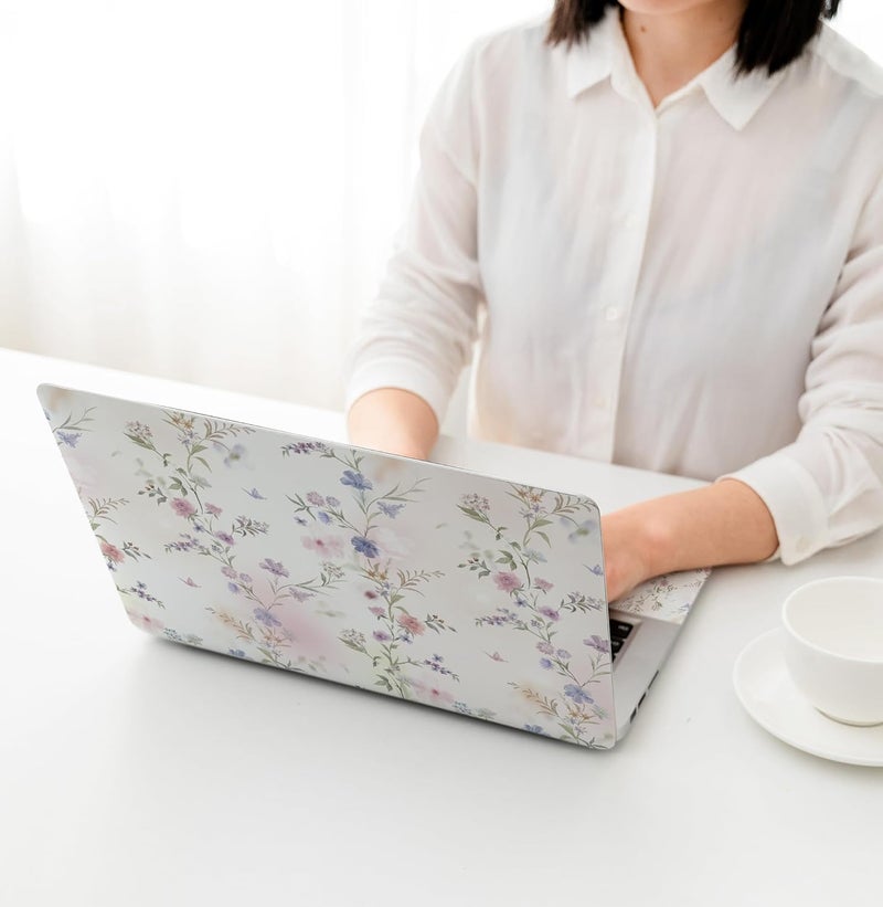 WINTOJO 11.6 13 13.3 14 15 15.6 inches Netbook Laptop Skin Sticker Decal Reusable Protector Cover Case for Laptop Notebook chromebook Little Flower W-NEK-47 - Image 2
